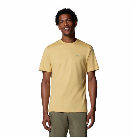 Koszulka męska Columbia Rapid Ridge™ Back Graphic Tee II żółty/zielony Sand Dune, Heavenly Horizons