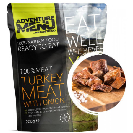 Gotowe jedzenie Adventure Menu 100% Mięso z indyka z cebulą 200 g