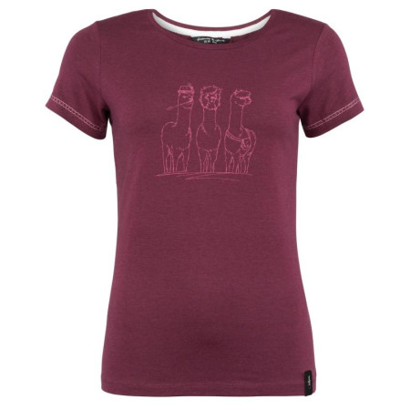 Damska koszulka Chillaz Saile Alpaca Gang fioletowy Burgundy Melange
