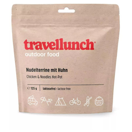 Suszona żywność Travellunch Kurczak z makaronem Hot Pot bez laktozy 125 g