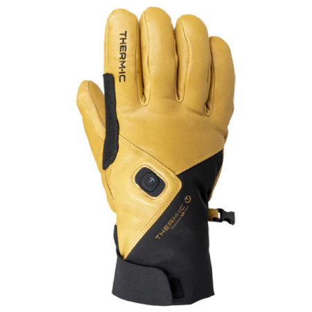 Rękawice narciarskie Therm-ic Freeride Ultra Heat Gloves czarny/żółty Black