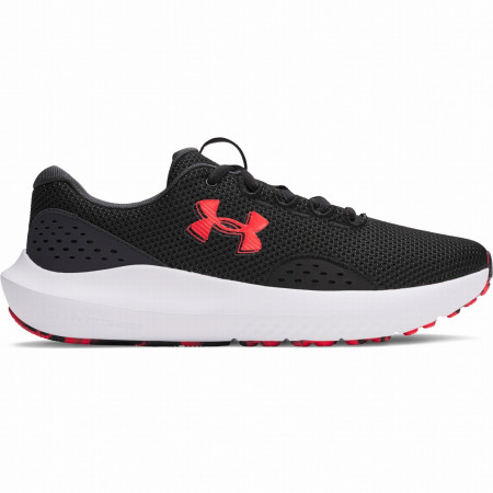 Buty do biegania dla mężczyzn Under Armour Charged Surge czarny/czerwony Black