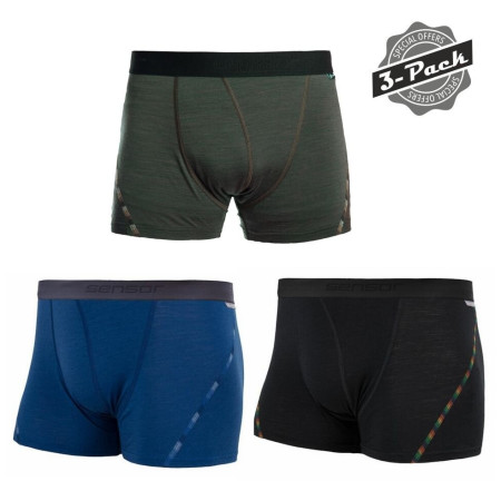 Spodenki męskie Sensor Merino Air 3-PACK