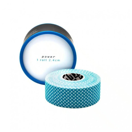Taśma kinesiotaping CRUX Power - 2,4 cm, 10 m jasnoniebieski
