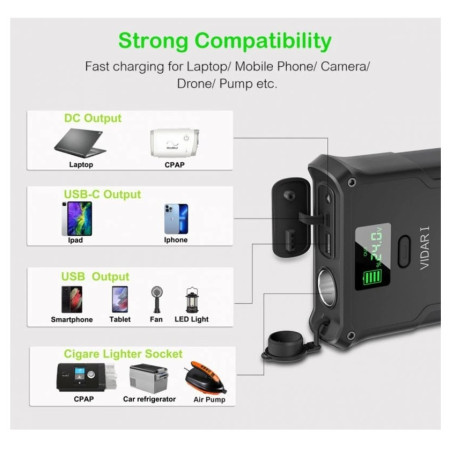 Outdoorowy powerbank Viking Technology Vidar I