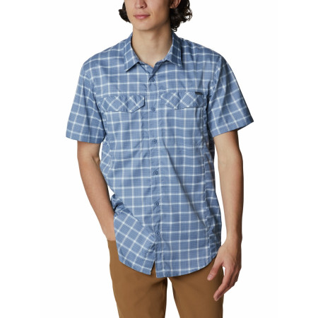 Koszula męska Columbia Silver Ridge Lite Plaid SS jasnoniebieski BluestoneSmallGrid