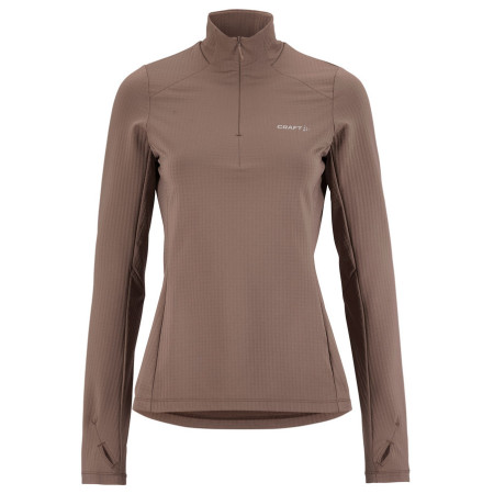Bluza damska Craft Gain Thermal Midlayer 2 W brązowy Brown