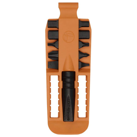 Zestaw wkrętaków Leatherman BIT KIT#3 pomarańczowy BLACK/PKG ORANGE