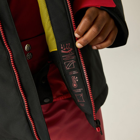 Kurtka dziecięca Dare 2b Cheery Jacket Blck/DngrRed