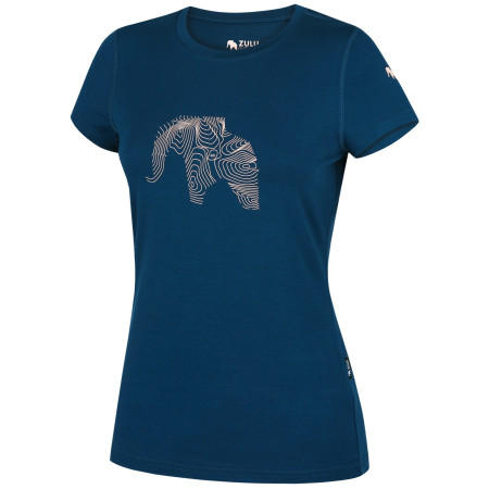 Koszulka damska Zulu Bambus Elephant 210 Short turkusowy ocean blue