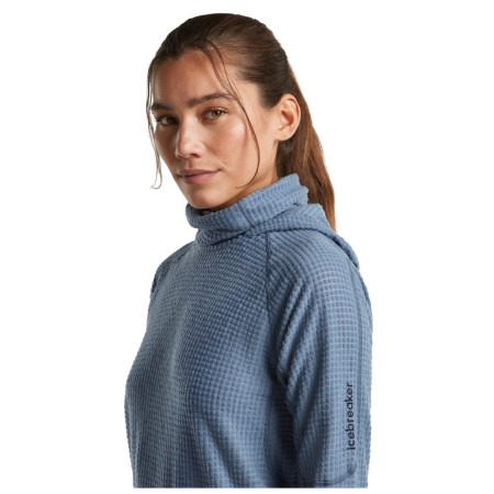 Bluza damska Icebreaker Wom Mer 400 RealFleece Grid Pulover Hood