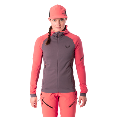 Bluza damska Dynafit Radical Ptc Hooded Jkt W pomarańczowy 6171 - cabana/6A90