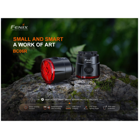 Tylna lampka błyskowa Fenix BC06R