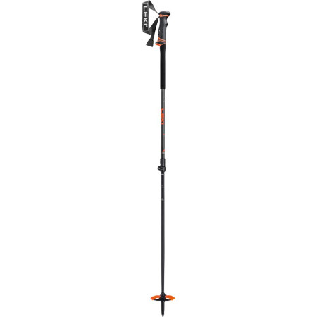 Kije trekkingowe dla kobiet Leki Helicon Lite czarny/szary dark anthracite-neonorange-black