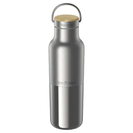Termos Klean Kanteen Rise Reflect 16oz (w/ Bamboo Cap) srebrny Brushed Stainless