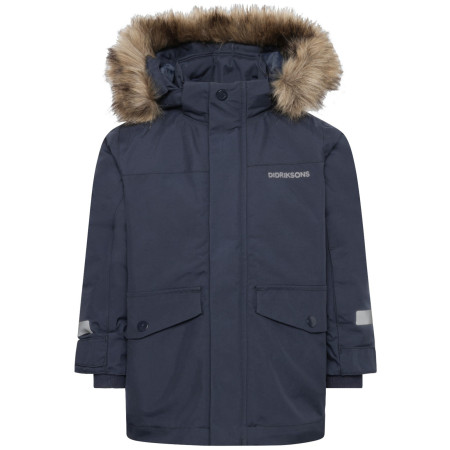 Dziecięca kurtka zimowa Didriksons Bjärven Kids Parka 5 Navy ciemnoniebieski Navy