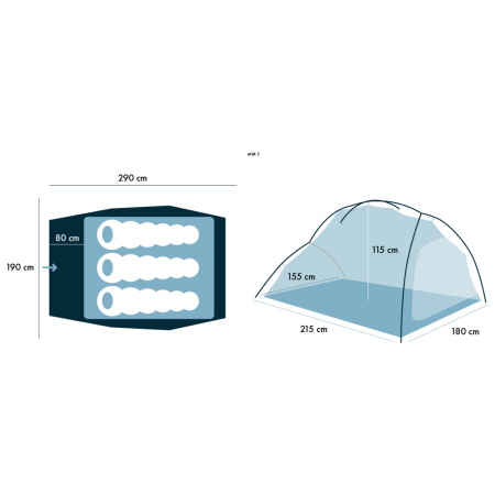 Ultralekki namiot Warg Atak 3