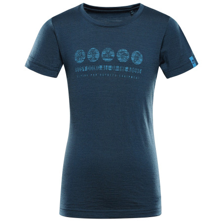 T-shirt dziecięcy Alpine Pro Mereno 2 niebieski MOROCCAN