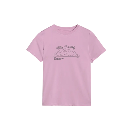 T-shirt dziecięcy 4F Tshirt Fnk F1199 Light Pink jasnoróżowy LIGHT PINK