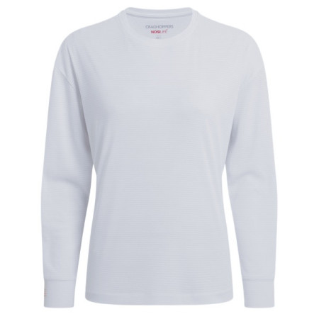 Koszulka damska Craghoppers NosiLife SolarShield+ Long Sleeved T-Shirt biały White