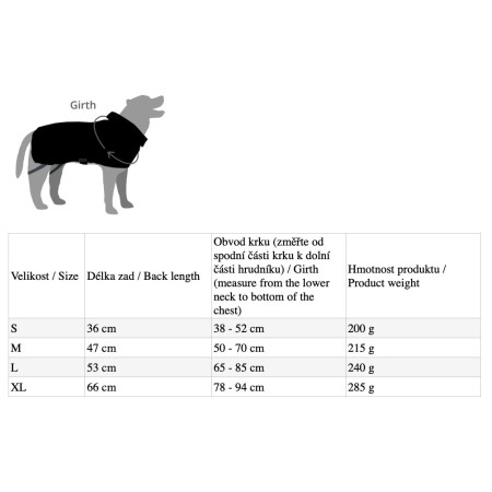 Peleryna dla psa Mountain Paws Reflective Fleece-Lined Dog Raincoat