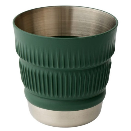 Składany kubek Sea to Summit Detour Stainless Steel Collapsible Mug zielony Laurel Wreath Green