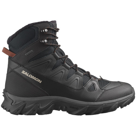 Buty męskie Salomon Outsnow Gore-Tex czarny Black / Asphalt / Burnt Henna