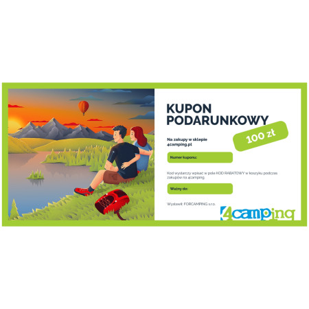 Voucher 4camping Drukowana karta podarunkowa