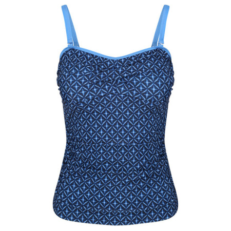 Damski strój kąpielowy Regatta Aceana Tankini II niebieski Navy Tile