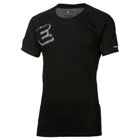 Męska koszulka Progress Progress NKR Print "E" potisk czarny Black