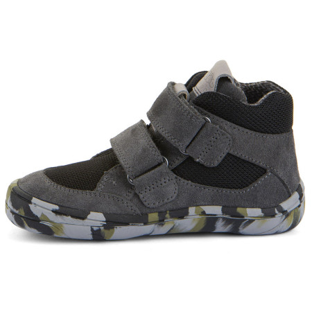 Dziecięce całoroczne buty barefoot Frodo Barefoot Tex Fun Autumn Grey/Black