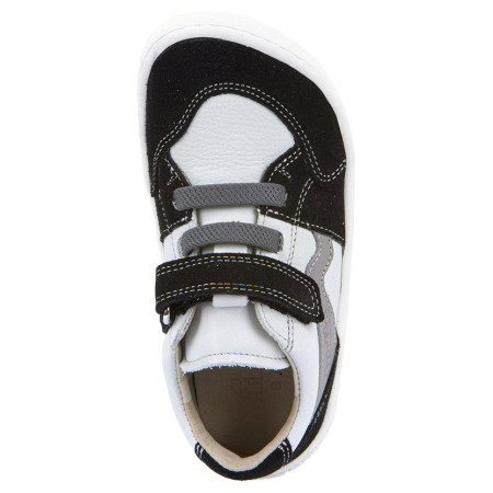 Dziecięce tenisówki Frodo Barefoot river White/Black