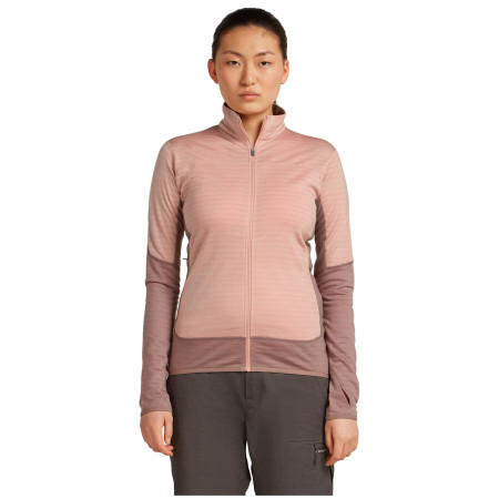 Bluza damska Icebreaker Women Merino Blend 300 RealFleece™ Descender LS Zip