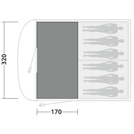 Dywan do namiotu Easy Camp Carpet Edendale 600