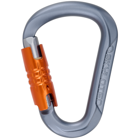 Karabinek Skylotec Tondo TG (triplex gate) szary/pomarańczowy Anthracite/Orange