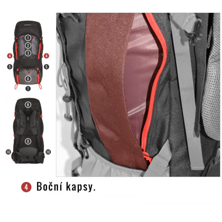 Plecak Husky Samont 60+10 L