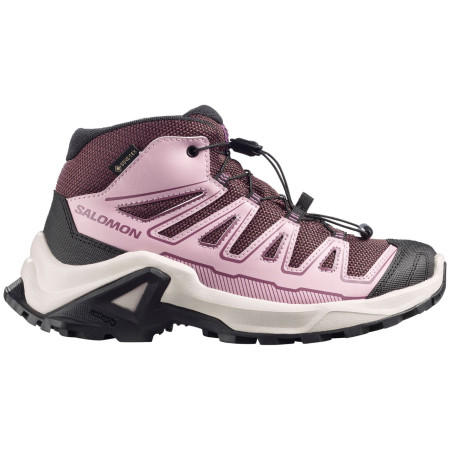 Buty dziecięce Salomon X Ultra Mid Gtx J Huckleberry-Dawn Pink-Concord Grape różowy Huckleberry / Dawn Pink / Concord Grape