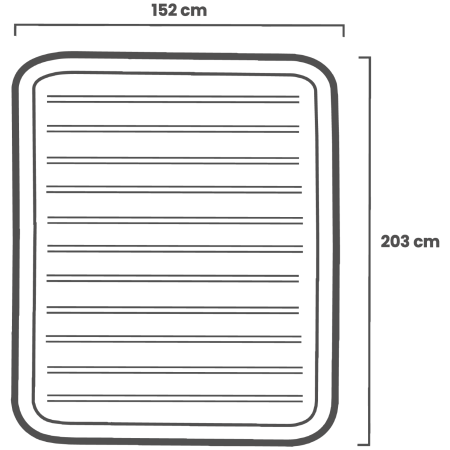 Dmuchany materac Intex Queen Dura-Beam Classic 64765