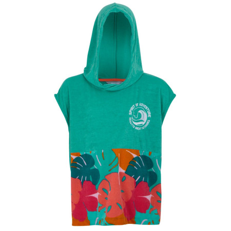 Ponczo dziecięce Regatta Kids Towel RobeII zielony Turq/TropcLf