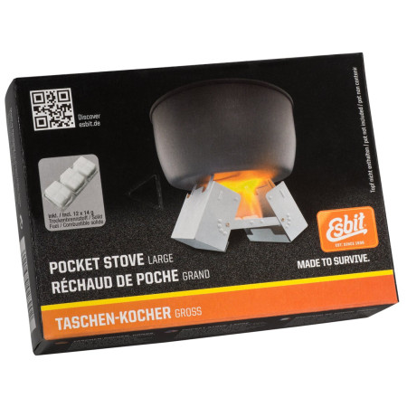Kuchenka alkoholowa Esbit Pocket Stove 12 x 14 g