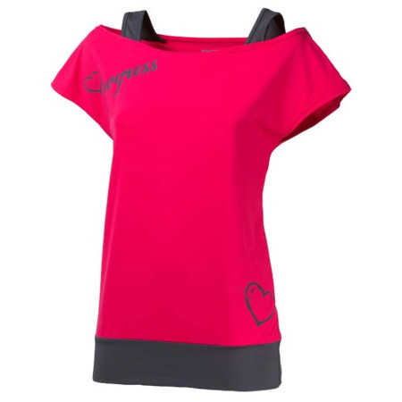 Koszulka damska Progress Taiko 23OK zarys Pink/Gray