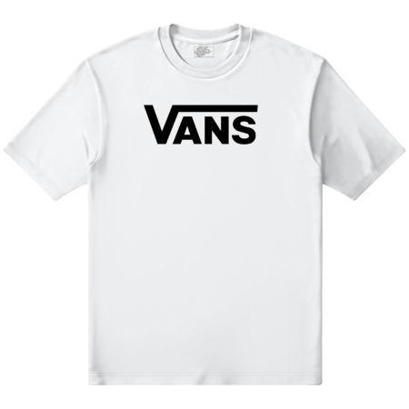 Koszulka męska Vans Classic Drop V SS Crew Tee-B biały White/Black