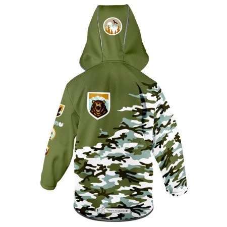 Dziecięca kurtka softshellowa WAMU Khaki