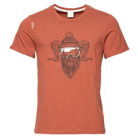 Koszulka męska Chillaz Rock Hero Winter brązowy brick