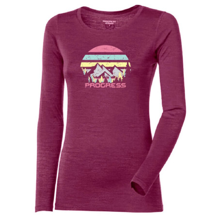 Damska koszulka Progress Hela "Landscape" fioletowy ostruzinova