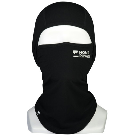 Kominiarka Mons Royale Santa Rosa Merino Flex 200 Balaclava black czarny Black