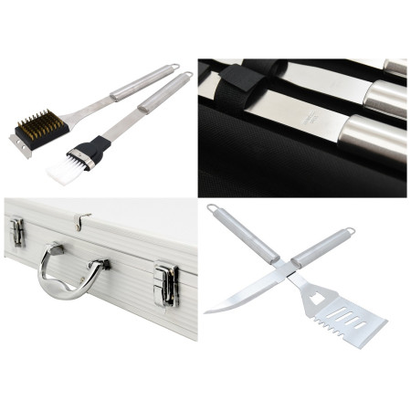 Zestaw grillowy Cattara Narzędzia do grillowania 11szt.