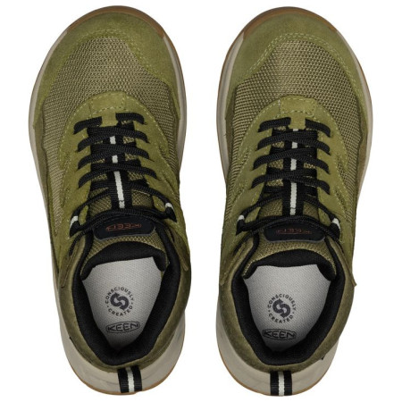 Buty dziecięce Keen Hightrail Mid Wp Youth Dark Olive