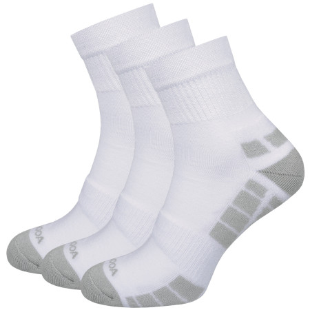 Skarpetki MOOA Silver Bamboo Mid 3-pack biały/szary White/Grey