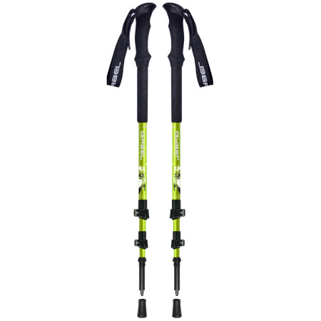 Kije trekkingowe Gabel X-Alp Tour-tech żółty Lime